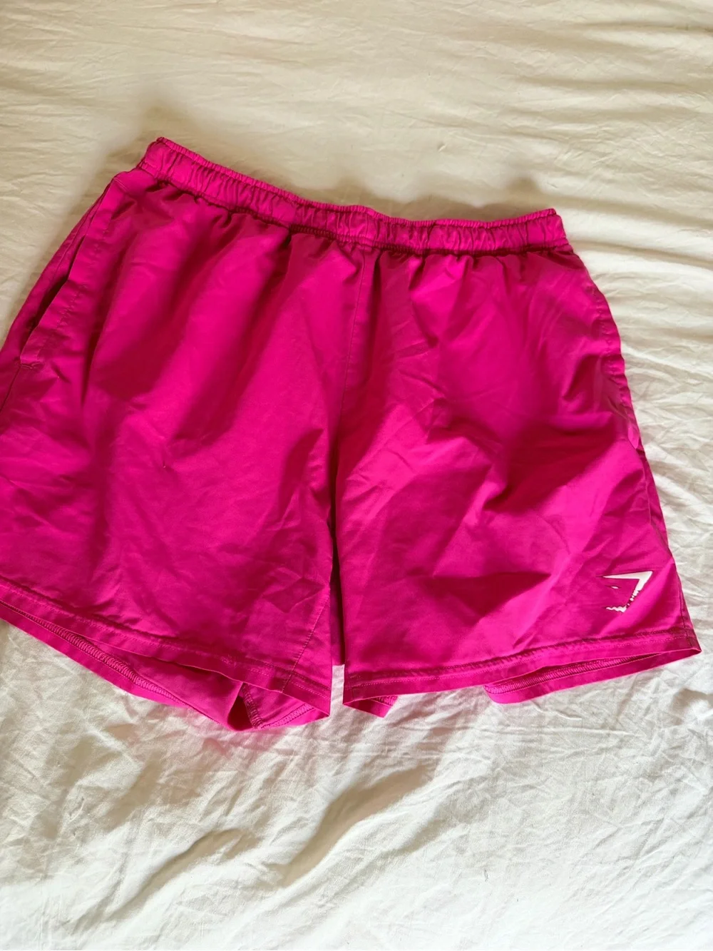 Gymshark Men's Hot Pink Athletic Shorts
